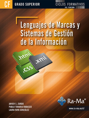 cover image of Lenguajes de Marcas y sistemas de gestión de información (GRADO SUP.)